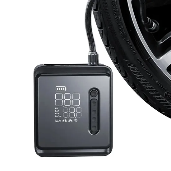 Portable Air Compressor Mini Tire Inflator 150psi Cordless Smart Air Pump