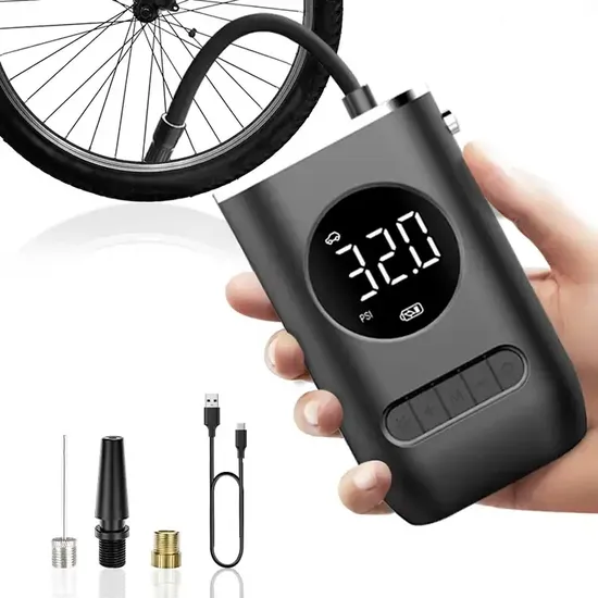 4000mAh Portable 150psi Tire Inflator Car Air Pump