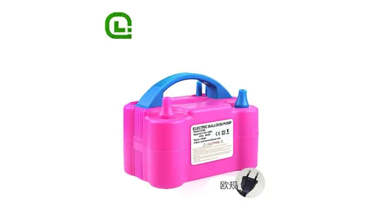 Customized Home Portable Electric Portable Air Balloon Pump for Party Decorators with Dual Nozzles and CE RoHS FCC Ukca