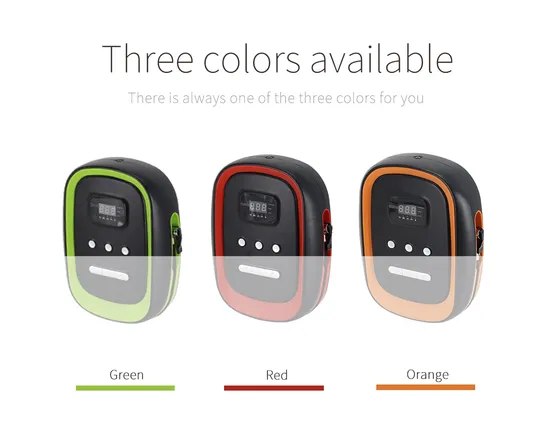 Car Air Compressor Inflator Pump LED Lamp for Car Motorcycle Bicycle Tire Inflatable Wireless Electric Smart Car Jump Starter