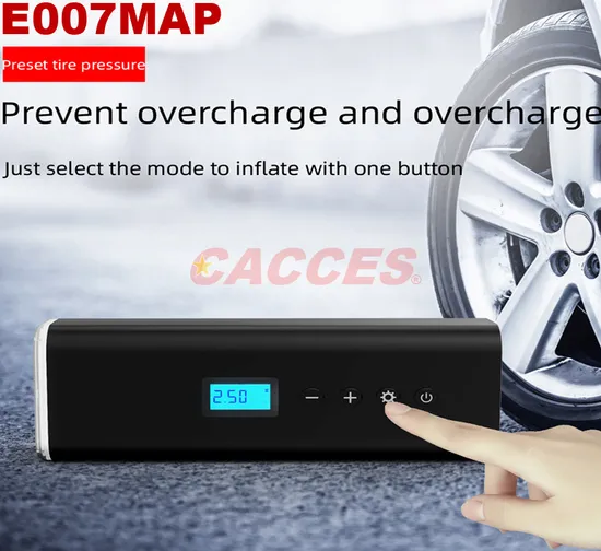 Electric Air Pump 150 Psi Mini Digital Tyre Pump Air Compressor 2000mAh Battery Suitable for Bicycles, Cars, Motorcycles, Balls, Swimming Ring Digital LED Light 
