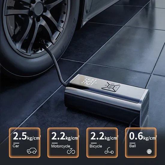 Digital Electric Rechargeable Car Air Compressor Battery Bicycle Air Pump Tire Inflators 