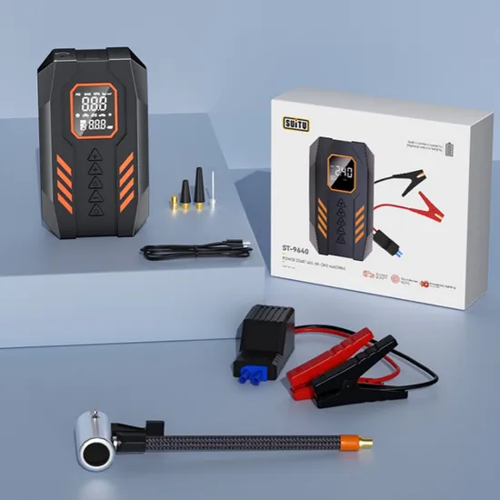 6000mAh All in 1power Start Machine with Tyre Air Pump Power Bank Emergency Sos LED Light Car Jump Starter Air Inflator 