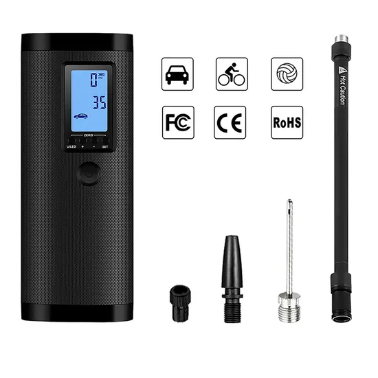 Smart Mini Tire Inflators Rechargeable Cordless Portable Motorcycle Bicycle Electric Air Pump 