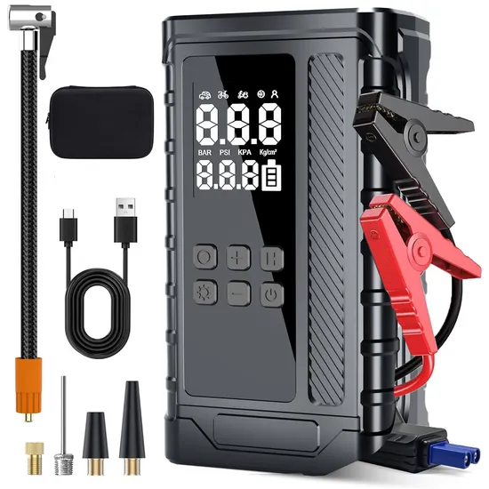 Jump Starter Air Compressor 6000mAh 