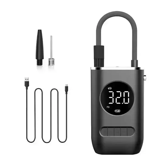 Smart Tyre Inflator Electric Portable 12V Air Compressor Pump for Car Motorcycle Bike Ball 