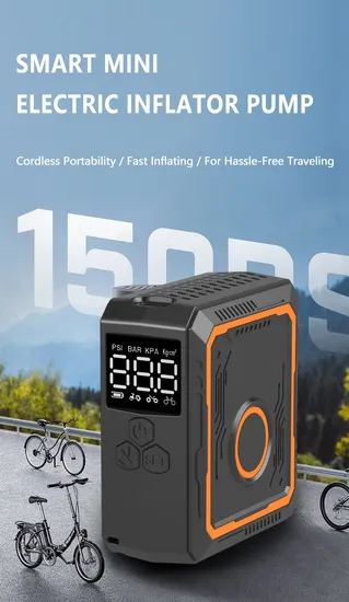 12V 150 Psi Car Air Pump Electrical Wireless Portable Digital Mini Air Compressor Emergency Use Tire Inflators 