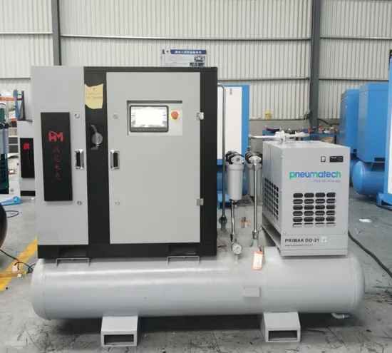 Industrial IP55 Smart Control Pm Variable Speed Stationary Screw Air Compressor 