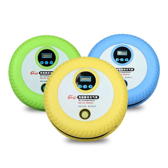 Portable Digital Display Intelligent Preset Pressure Car Air Compressor 12V Electric Tire Pump 260psi Vehicle Inflater 