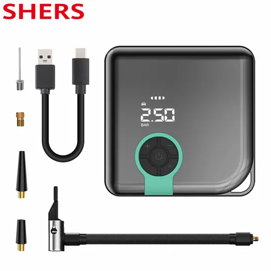 Car Air Pump Portable Electric Vehicle Small Wireless Digital Display Tire Outdoor Micro Mini Air Pump 