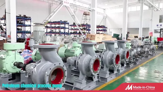 Kangqiao Horizontal Singlestage Suction Cooling Air Condition Water Chemical Centrifugal Axial Flow Pump for Chloride Evaporation Forced Circulating with ISO/CE 