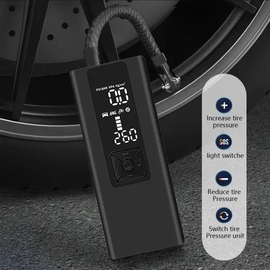 12V Portable Tyre Inflator for Vehicles Air Pump Rechargeable 150psi Wireless Digital Air Compressor Electrical Tire Inflator 