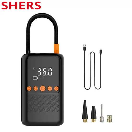 Rechargeable Portable 50W Tire Air Pump 