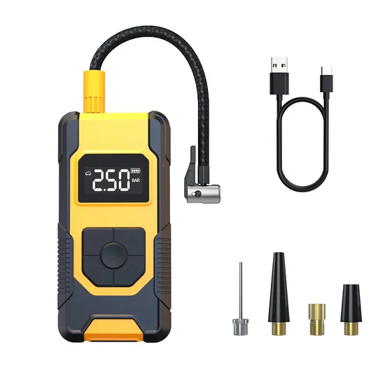 12V Air Pump for Car Portable Tyre Inflator Electric Motorcycle Pump 