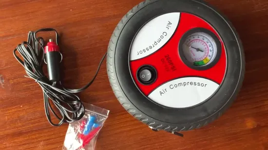 Car Inflator Pump Tire Air Compressor Auto Vehicle Portable Pump 